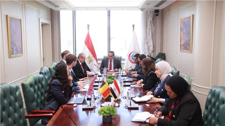 وزير الصحة يستقبل المرشح البلجيكي لمنصب مدير عام منظمة الصحة العالمية