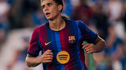 برشلونة يعلق على هدف حمزة عبدالكريم أمام أوتيبو